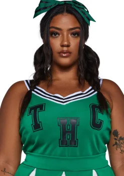 Trickz N' Treatz Plus*Plus High Spirited Cheerleader Costume Set