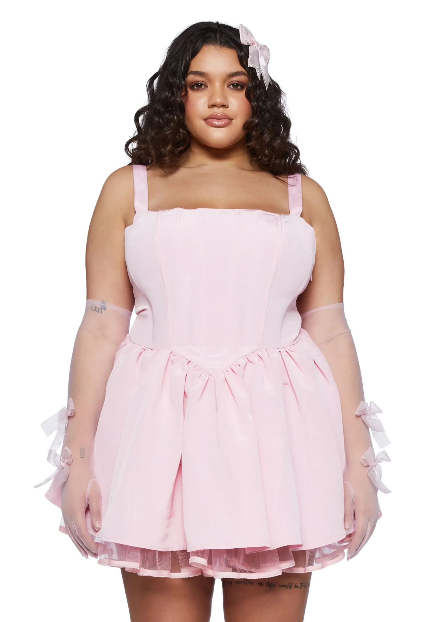 Sugar Thrillz Dresses|Plus*Plus Magic Moves Corset Dress- Light Pink