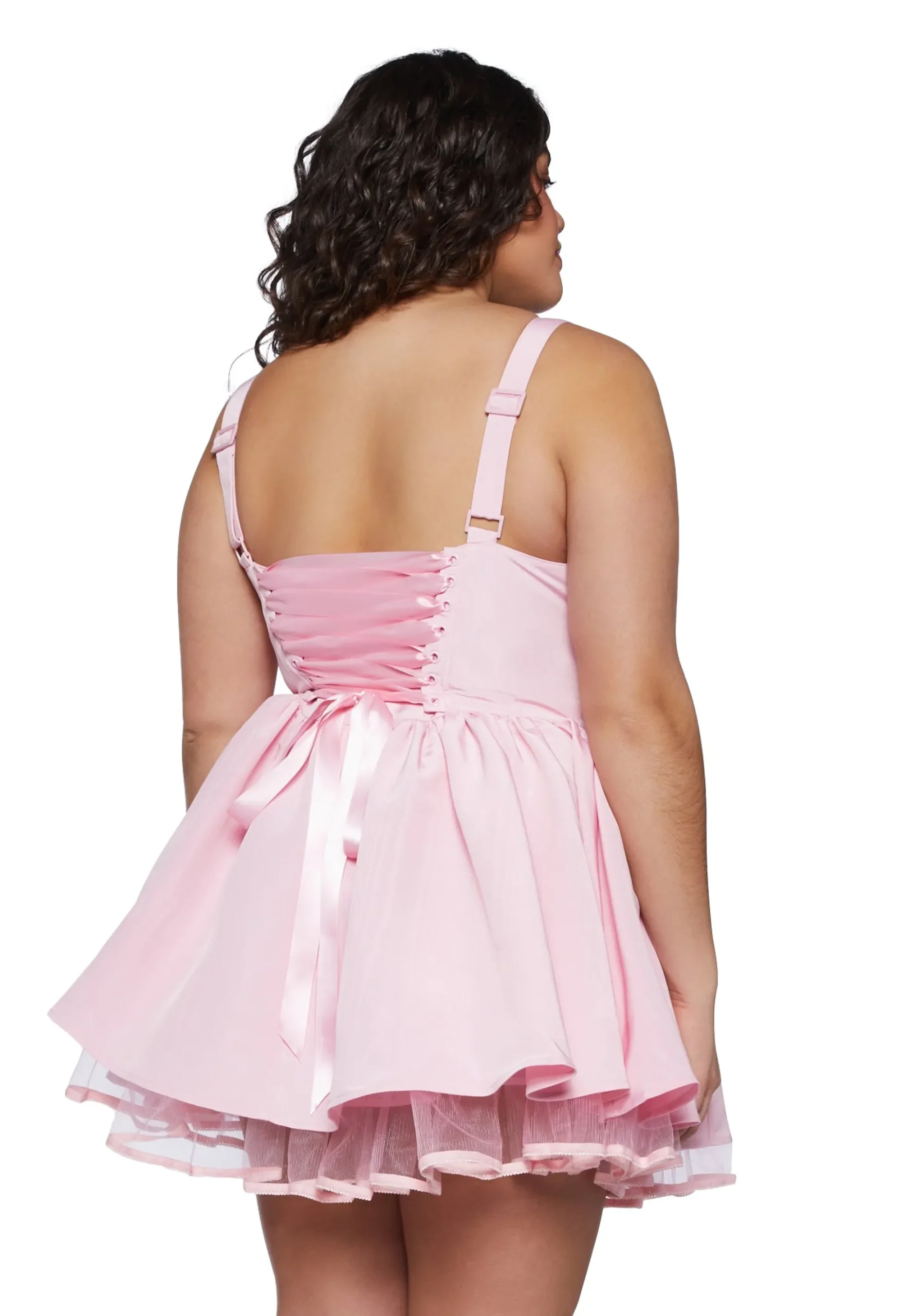 Sugar Thrillz Dresses|Plus*Plus Magic Moves Corset Dress- Light Pink