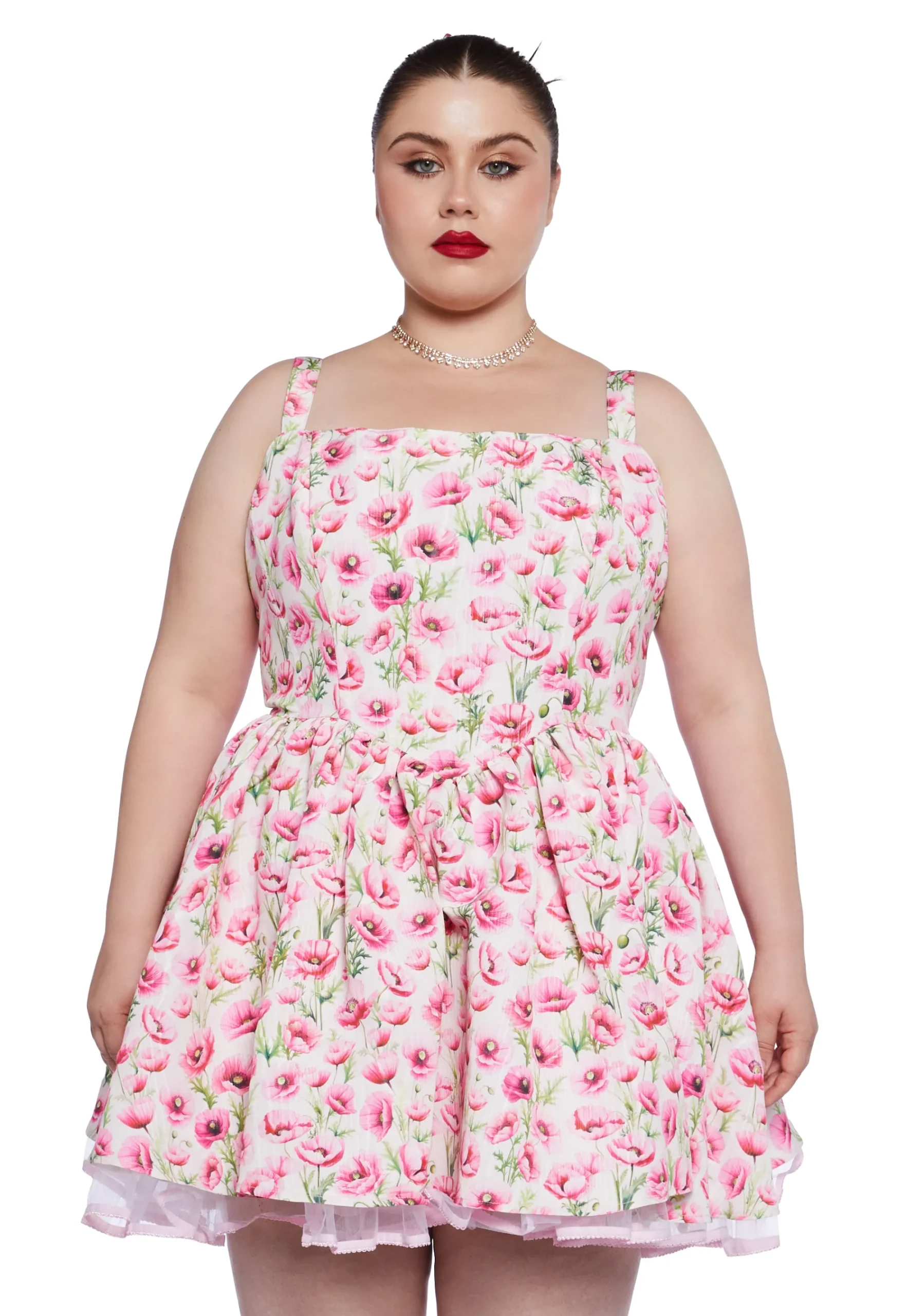 Sugar Thrillz Dresses|Plus*Plus Magic Moves Corset Dress - Floral