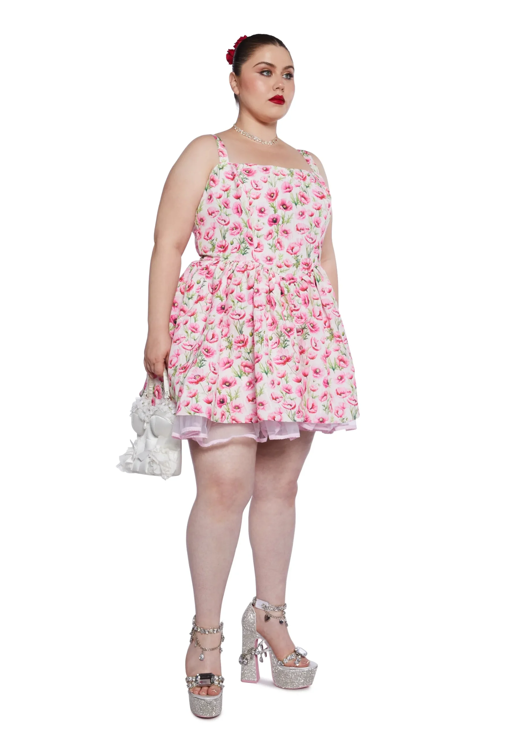 Sugar Thrillz Dresses|Plus*Plus Magic Moves Corset Dress - Floral