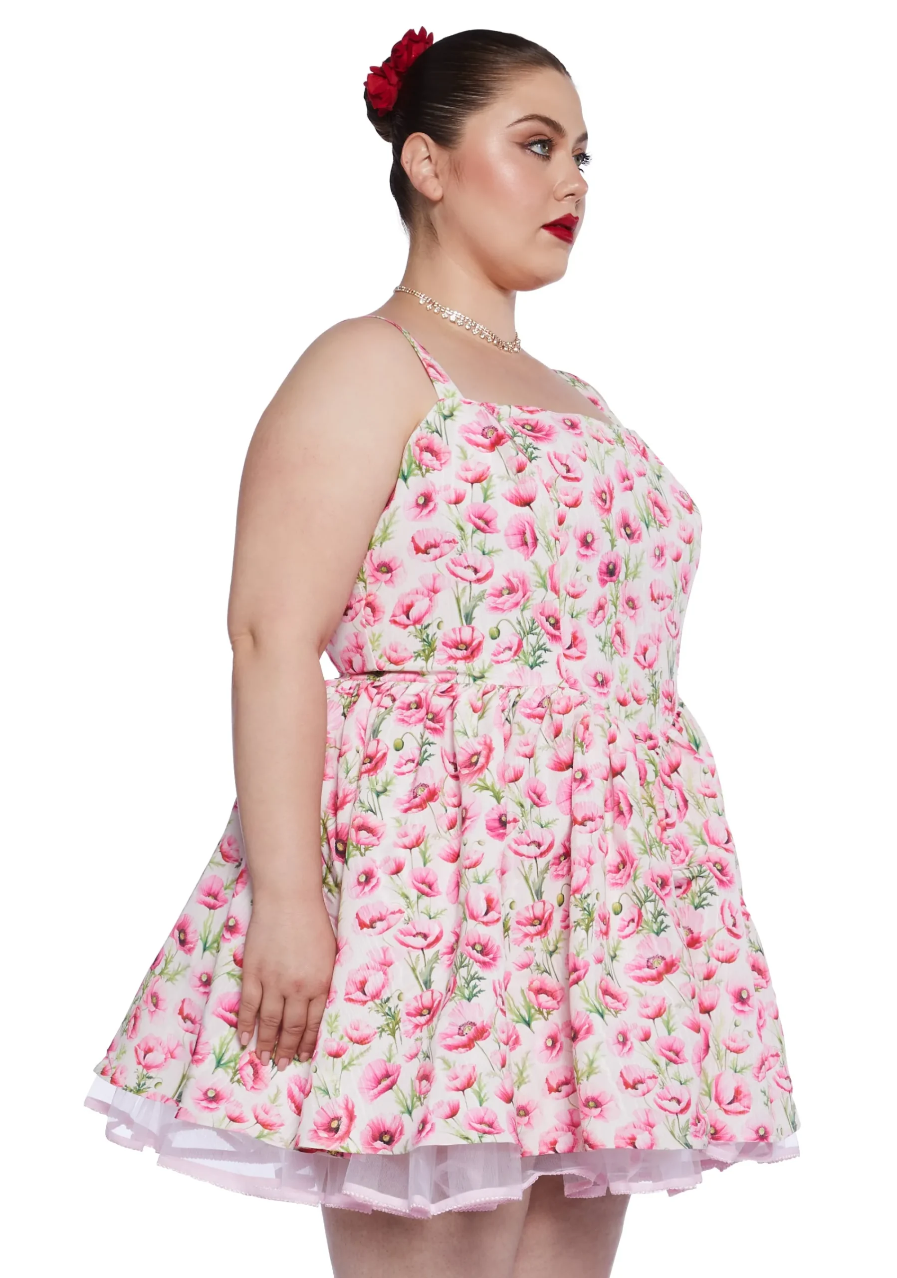 Sugar Thrillz Dresses|Plus*Plus Magic Moves Corset Dress - Floral