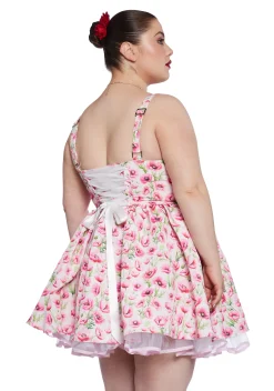 Sugar Thrillz Dresses|Plus*Plus Magic Moves Corset Dress - Floral