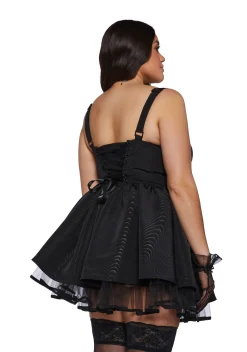Sugar Thrillz Dresses|Plus*Plus Magic Moves Corset Dress - Black
