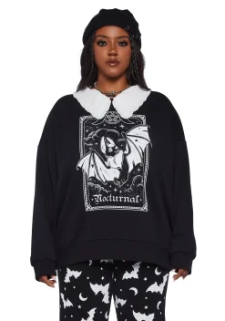 The Grave Girls Sweatshirts & Hoodies|Tops*Plus Quiet Student Sweatshirt