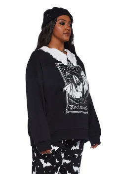 The Grave Girls Sweatshirts & Hoodies|Tops*Plus Quiet Student Sweatshirt