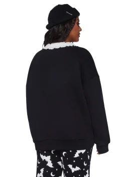 The Grave Girls Sweatshirts & Hoodies|Tops*Plus Quiet Student Sweatshirt