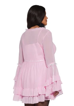 Sugar Thrillz Dresses|Mini Dresses*Plus Real Divinity Mini Dress - Light Pink