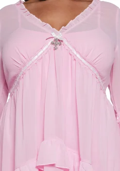 Sugar Thrillz Dresses|Mini Dresses*Plus Real Divinity Mini Dress - Light Pink
