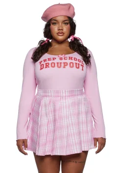 Sugar Thrillz Tops|Plus*Plus Rumor Mill Long Sleeve Tee