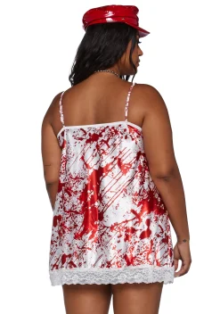 Trickz N' Treatz Dresses|Plus*Plus Scream Queen Slip Dress