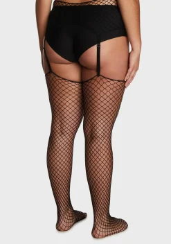 x_Leg Avenue Socks & Tights*Plus Seduce 'Em Garter Belt N' Stockings
