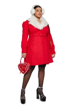 Sugar Thrillz Outerwear|Plus*Plus Starry Delight Twill Coat