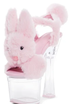 Sugar Thrillz Platforms|Heels*Plush Paws Platform Heels - Pink