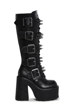 Widow Boots*Poison Music Knee Hight Boots