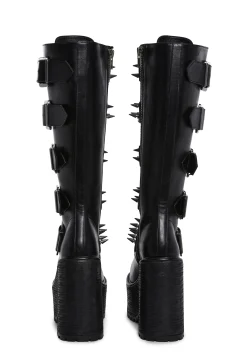 Widow Boots*Poison Music Knee Hight Boots
