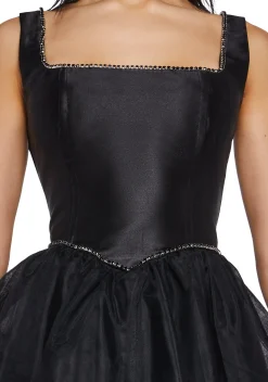 Sugar Thrillz Dresses|Plus*Polished Pirouette Corset Dress - Black