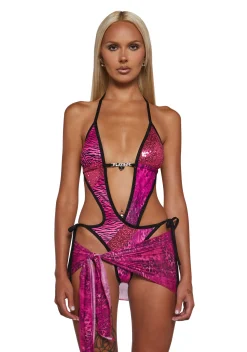 Playboy by Dolls Kill Swim*Poolside Glamour Monokini