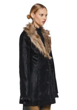 Current Mood Outerwear|Plus*Pose Away Vegan Leather Coat