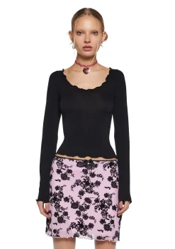 dELiA*s by Dolls Kill Tops|Plus*Pretty Baby Long Sleeve Top