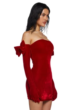 Sugar Thrillz Dresses|Mini Dresses*Pretty Perfection Mini Dress Set - Red