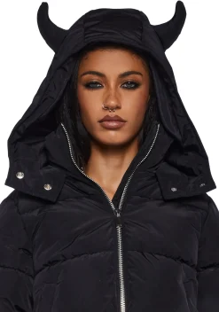 Current Mood Outerwear*Priceless Attitude Puffer Jacket