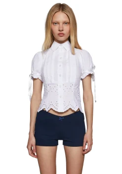 dELiA*s by Dolls Kill Tops|Plus*Proper Lady Poplin Blouse