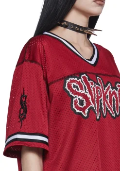 Dolls Kill x Slipknot Tops|Plus*Psychosocial Jersey Tee