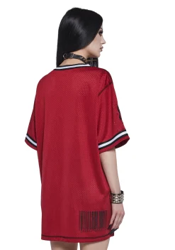 Dolls Kill x Slipknot Tops|Plus*Psychosocial Jersey Tee