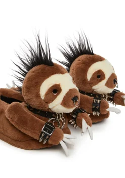 Current Mood Flats|Slippers*Punk Out Sloth Slippers