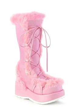 Demonia Boots|Platforms*Pure Vigilance Low Platform Boots- Pink