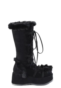 Demonia Boots|Platforms*Pure Vigilance Low Platform Boots- Black