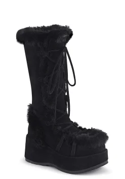 Demonia Boots|Platforms*Pure Vigilance Low Platform Boots- Black
