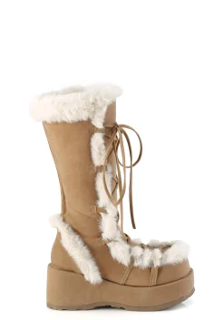 Demonia Boots|Platforms*Pure Vigilance Low Platform Boots- Brown