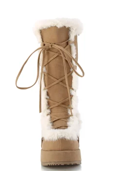 Demonia Boots|Platforms*Pure Vigilance Low Platform Boots- Brown