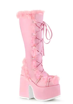 Demonia Boots|Platforms*Pure Vigilance Platform Boots-Pink