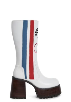 Current Mood Boots|Platforms*Raceway Babe Platform Boots