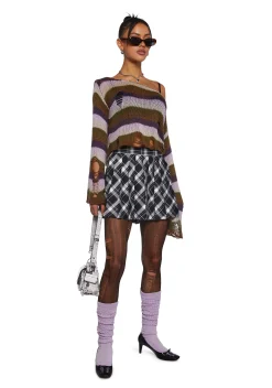dELiA*s by Dolls Kill Bottoms|Skirts*Rad Omens Pleated Mini Skirt - Plaid
