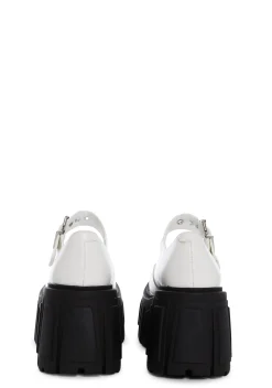 Current Mood Platforms|Mary Janes*Radiant Rendezvous Platform Mary Janes - White