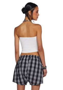 x_Heart & Hips Tops*Radio Silence Tube Top - White