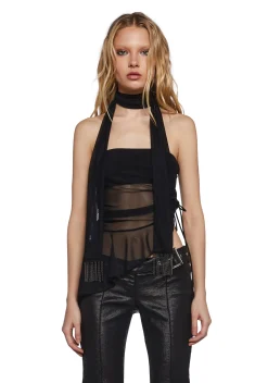Generation Kiss Tops|Plus*Rae Tube Top And Scarf Set
