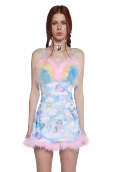 Dolls Kill x My Little Pony Dresses*Rainbow Chaser Slip Dress