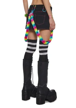 Club Exx Bottoms|Plus*Rainbow Pop Bondage Skirt