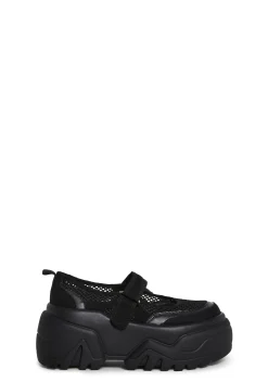 Club Exx Platforms|Mary Janes*Rave Mornings Platform Mary Janes