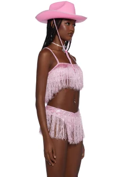 Trickz N' Treatz Plus*Rave Rodeo Cowgirl Costume - Pink