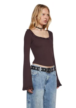 dELiA*s by Dolls Kill Tops|Plus*Reading Rhythms Long Sleeve Top