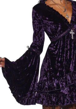 Widow Dresses|Mini Dresses*Real Divinity Mini Dress - Purple Velvet