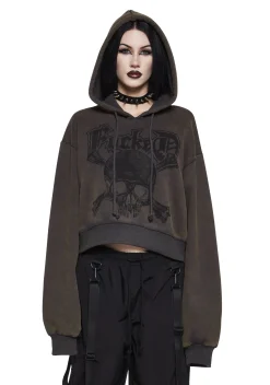 Widow Outerwear|Sweatshirts & Hoodies*Reaper’s Mark Cropped Hoodie