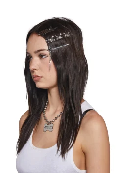 Current Mood Hair Accessories*Rebel Metal Hair Clip Set