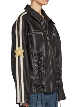 Current Mood Outerwear|Tops*Rebel Paradise Moto Jacket